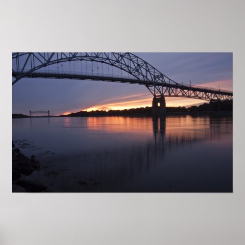 Sagamor Bridge over Cape Cod canal 2 Poster