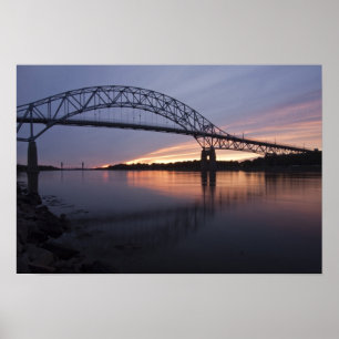 Sagamor Bridge over Cape Cod canal, Poster