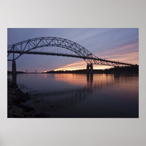 Sagamor Bridge over Cape Cod canal Poster