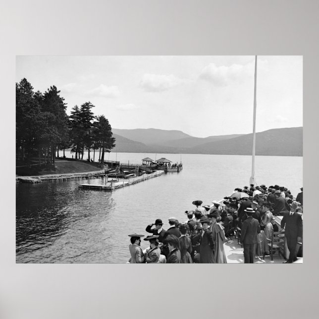 Sagamore Dock, Lake George: 1904 Poster (Front)