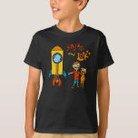 Sagan and Loki Rocket Black Tee