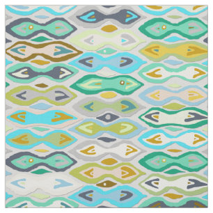 Sagar silver ikat fabric