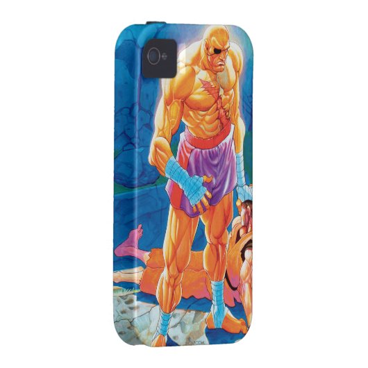 Sagat Beat Dan Case-Mate iPhone Case (Back/Right)