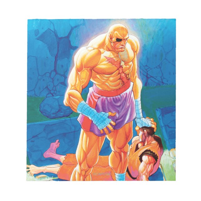 Sagat Beat Dan Notepad (Front)