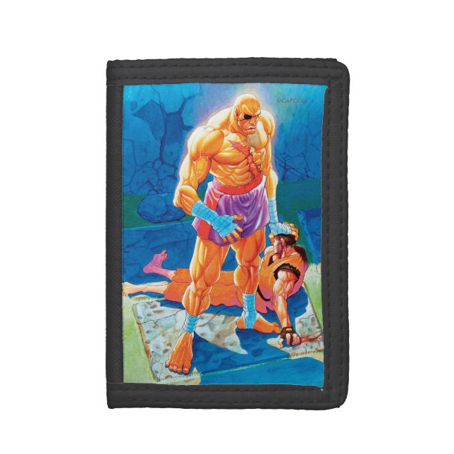 Sagat Beat Dan Trifold Wallet (Front Vertical)