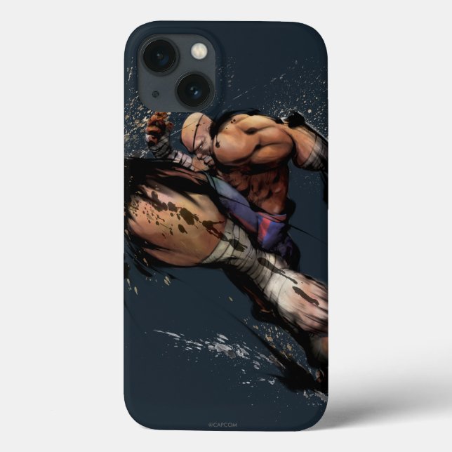 Sagat Knee Case-Mate iPhone Case (Back)