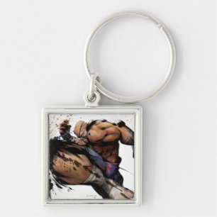 Sagat Knee Keychain