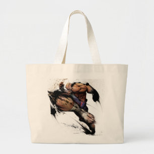Sagat Knee Large Tote Bag