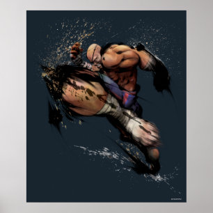 Sagat Knee Poster