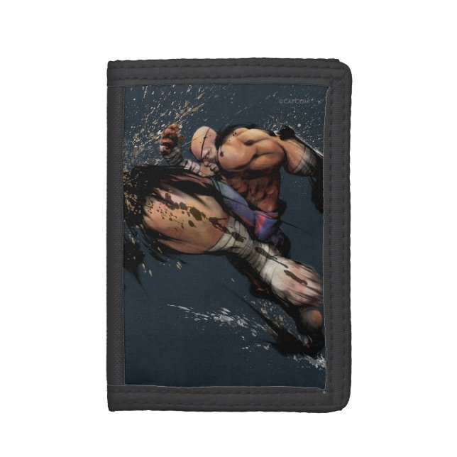 Sagat Knee Trifold Wallet (Front Vertical)