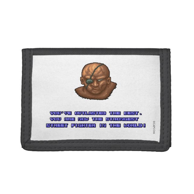 Sagat KO'ed 2 Tri-fold Wallet (Front)