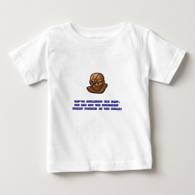 Sagat KO'ed Baby T-Shirt (Front)