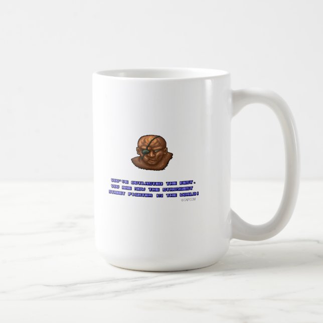 Sagat KO'ed Coffee Mug (Right)