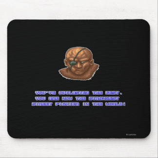 Sagat KO'ed Mouse Pad