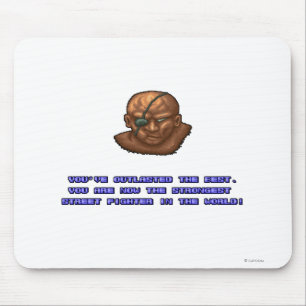 Sagat KO'ed Mouse Pad