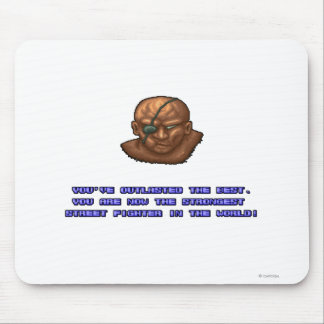 Sagat KO'ed Mouse Pad