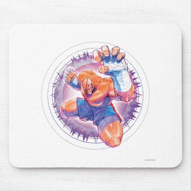 Sagat Mouse Pad (Front)