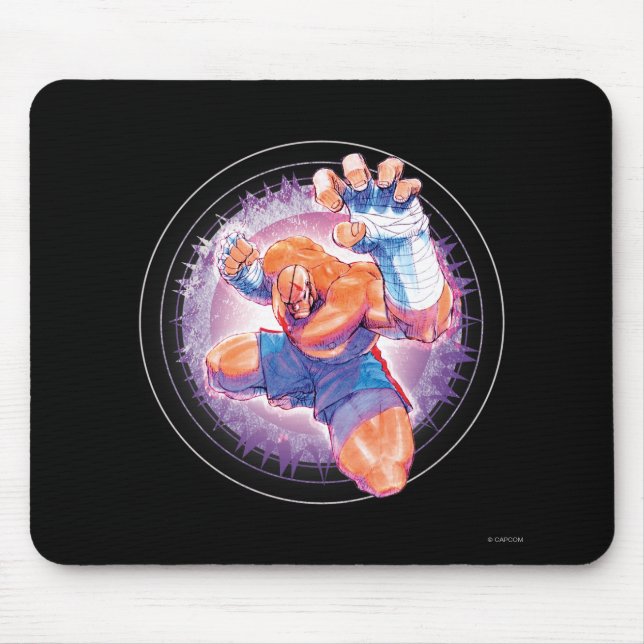 Sagat Mouse Pad (Front)