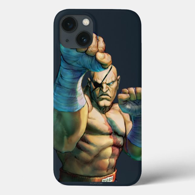 Sagat Ready to Block Case-Mate iPhone Case (Back)