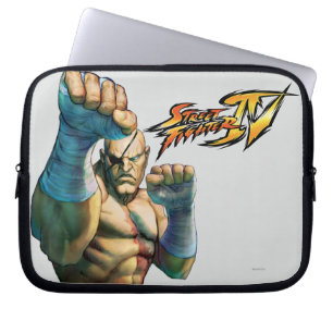 Sagat Ready to Block Laptop Sleeve