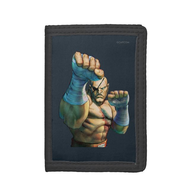 Sagat Ready to Block Trifold Wallet (Front Vertical)