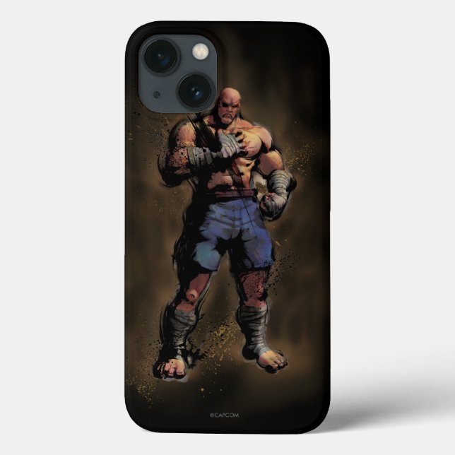 Sagat Standing Case-Mate iPhone Case (Back)