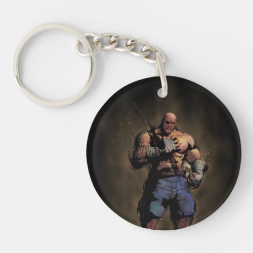 Sagat Standing Keychain