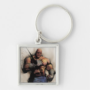 Sagat Standing Keychain