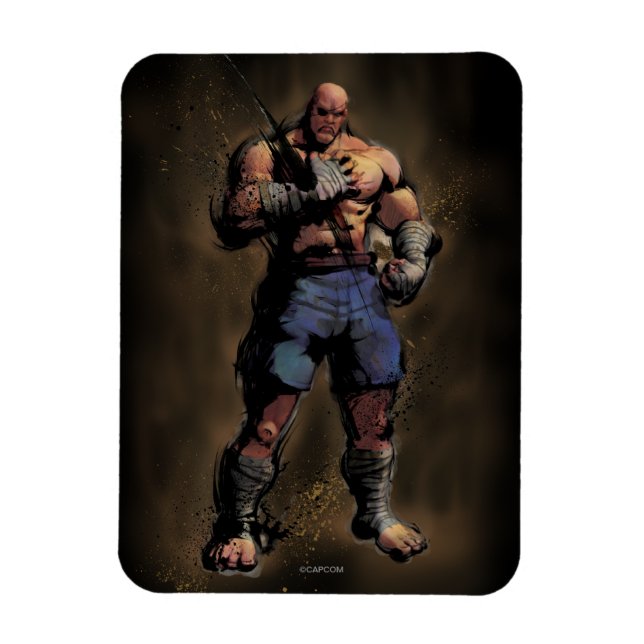 Sagat Standing Magnet (Vertical)