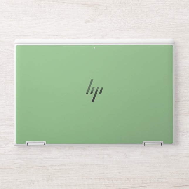 Sage #93CC8A, Clay Ash HP Laptop Skin (Front)