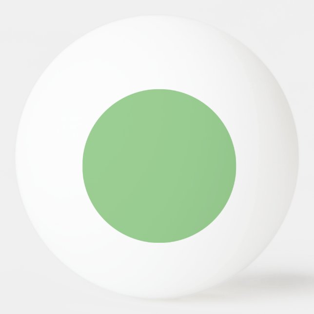 Sage #93CC8A, Clay Ash Ping Pong Paddle Ball (Front)