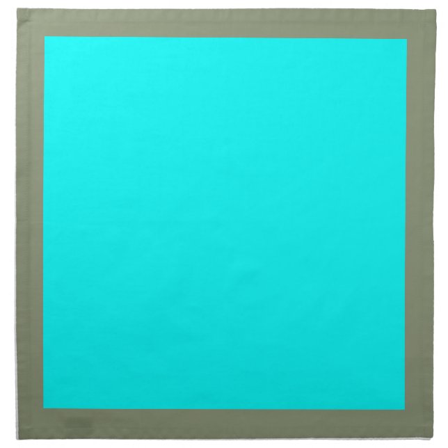 Sage and Aqua Napkins (Front)