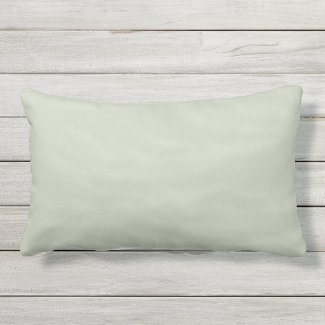 Sage and Cream Marbled Outdoor Lumbar Pillow