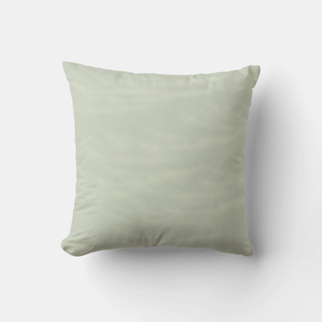 Sage and Cream Marbled Outdoor Pillow 16x16 (Front)