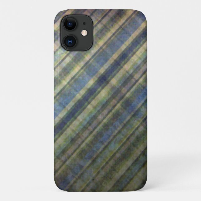 Sage and Lavender Stripes Case-Mate iPhone Case (Back)