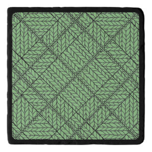 SAGE ARGYLE KNIT Marble Stone Trivet II