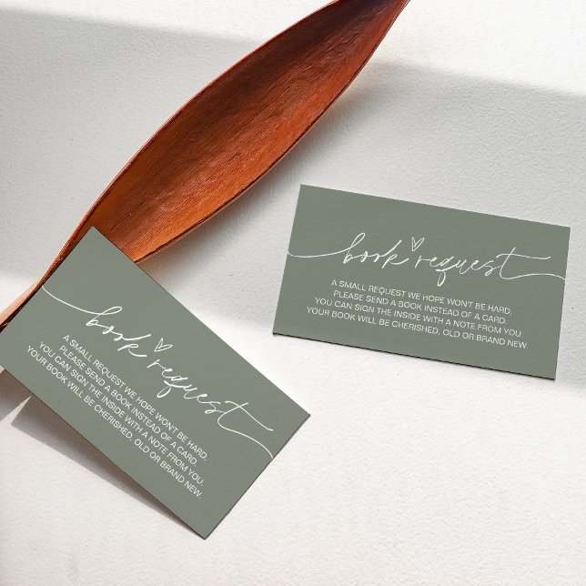 SAGE Baby Shower Book Request Insert (Creator Uploaded)