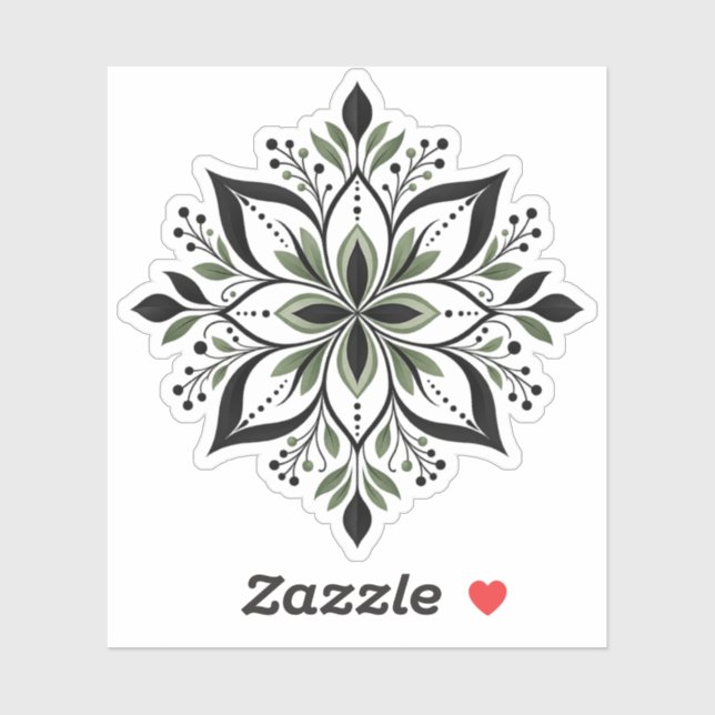 Sage Bloom Sticker  (Sheet)