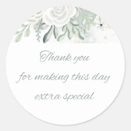 Sage Bridal Shower _ Thank You Sticker