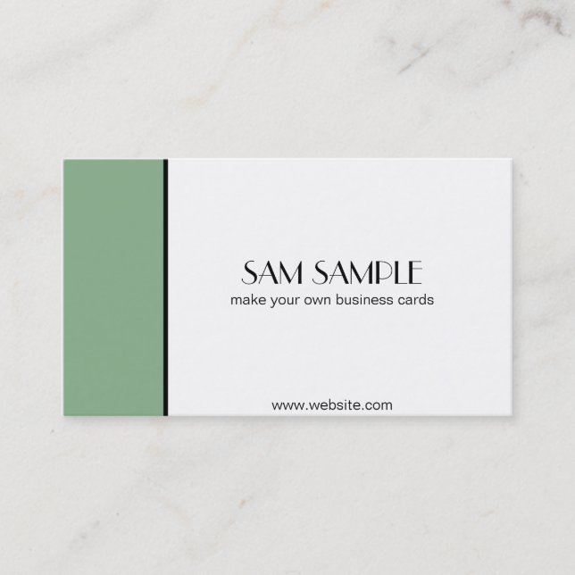 Sage Business Card (Front)