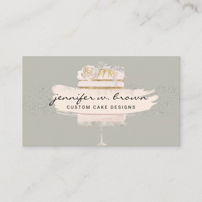 Sage Cake Decorating Studio Business Card