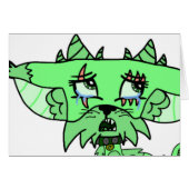 Sage Character Note Card - Blank (Front Horizontal)