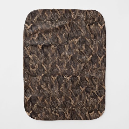 sage chestnut seal brown black bean baby burp cloth