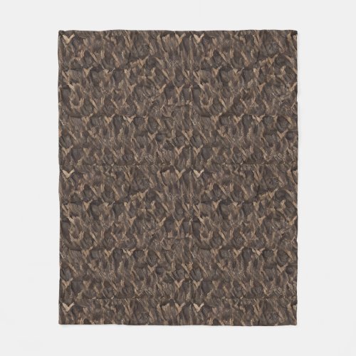 sage chestnut seal brown black bean fleece blanket