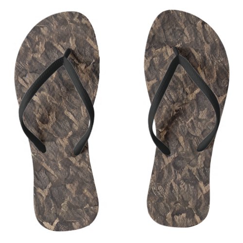 sage chestnut seal brown black bean flip flops