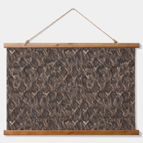 sage chestnut seal brown black bean hanging tapestry