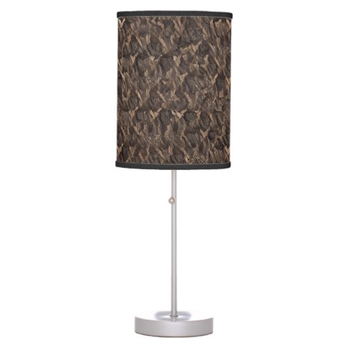 sage chestnut seal brown black bean table lamp