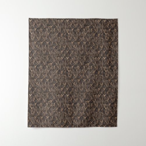 sage chestnut seal brown black bean tapestry