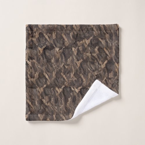 sage chestnut seal brown black bean wash cloth