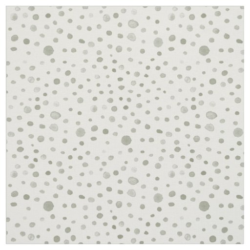 Sage Confetti Watercolor Dots Fabric